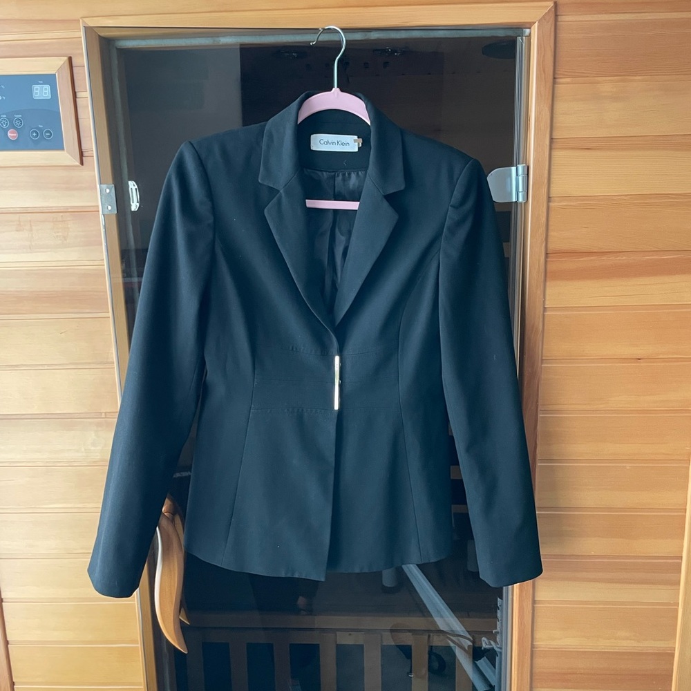 Calvin Klein Black Tailored Women's Blazer
